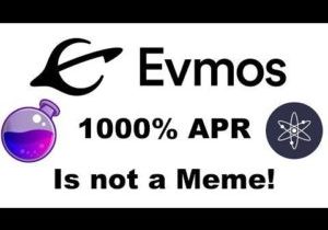 Evmos 1000% APR Staking Reward is not a Meme!